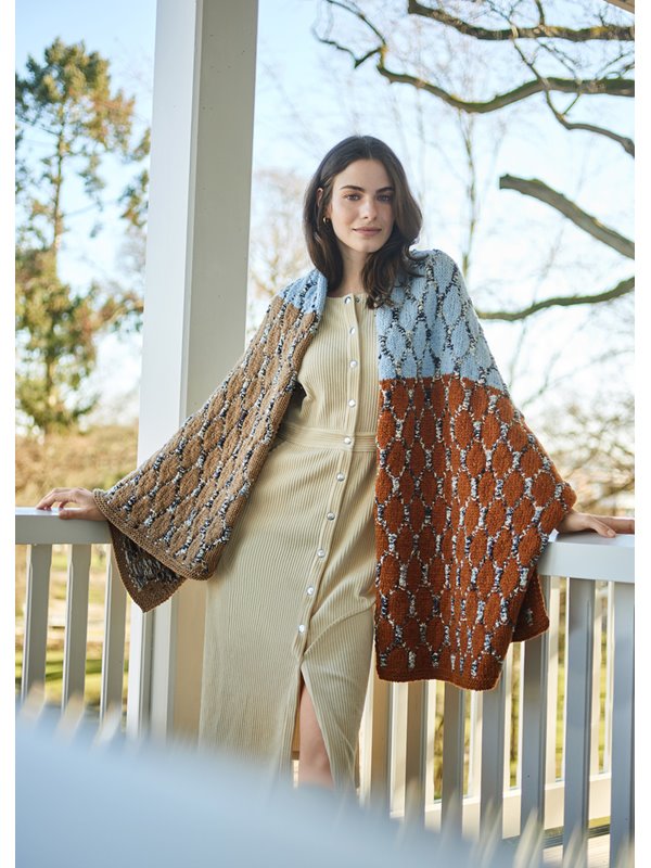 Lana Grossa TUCH MIT EINSTRICKMUSTER Colortwist & Cool Merino Big