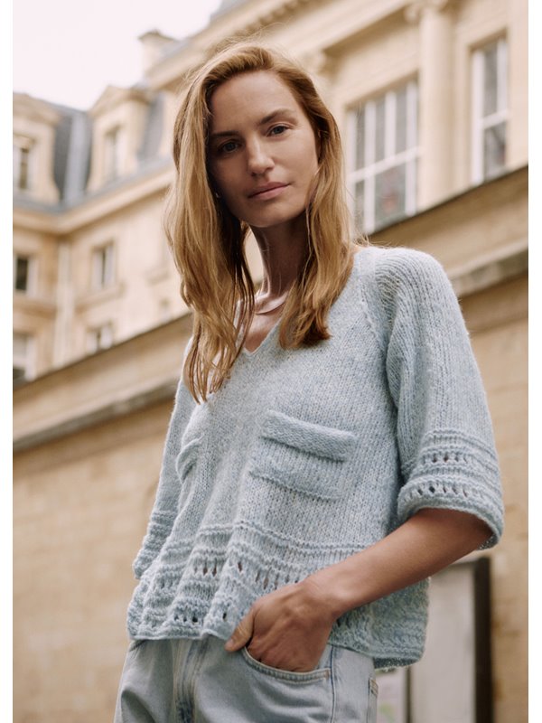 PULLOVER MIT TASCHEN Bella von Lana Grossa