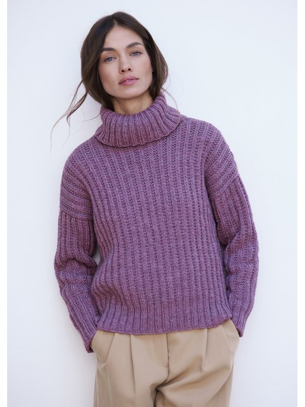 Lana Grossa ROLLKRAGEN-PULLOVER New Classic