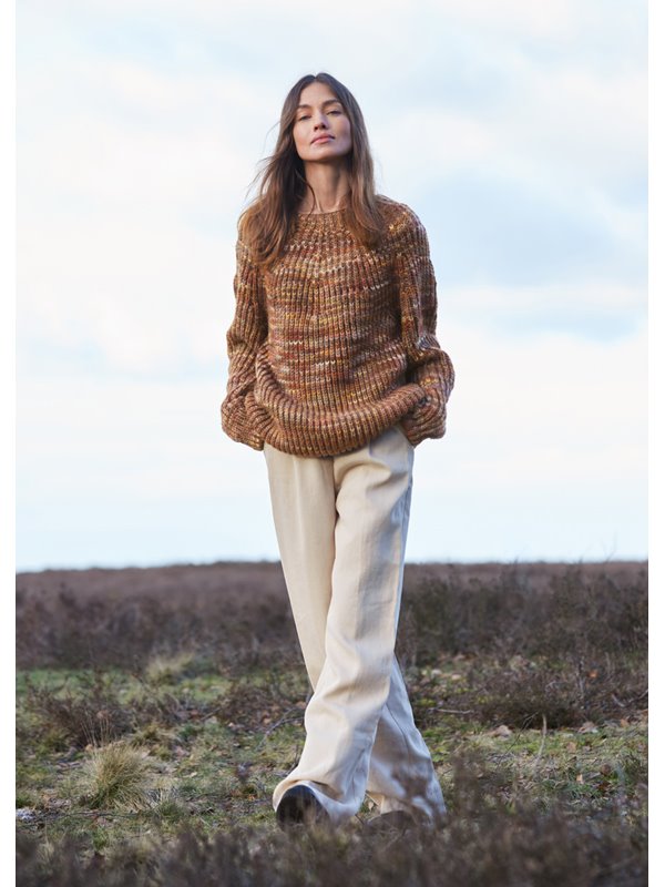 PULLOVER MIT RUNDPASSE Cool Merino Big Color von Lana Grossa