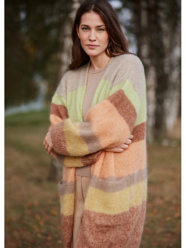 LANGER CARDIGAN Silkhair von Lana Grossa