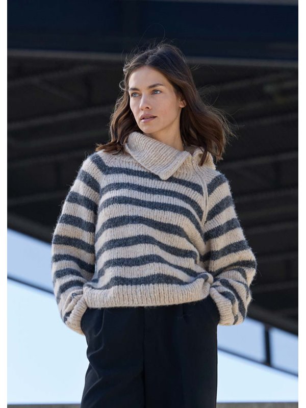 STREIFEN-RAGLAN Alpaca Air II von Lana Grossa