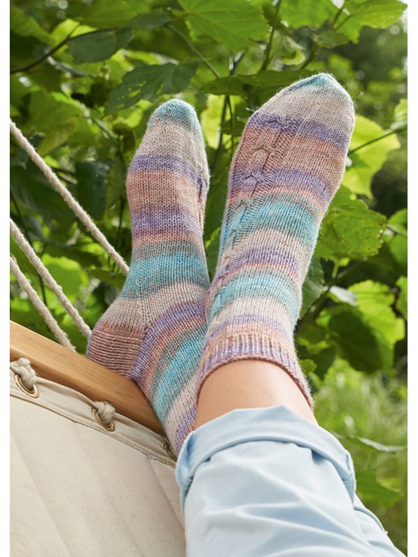 SOCKEN Meilenweit 100g Soja Lago von Lana Grossa