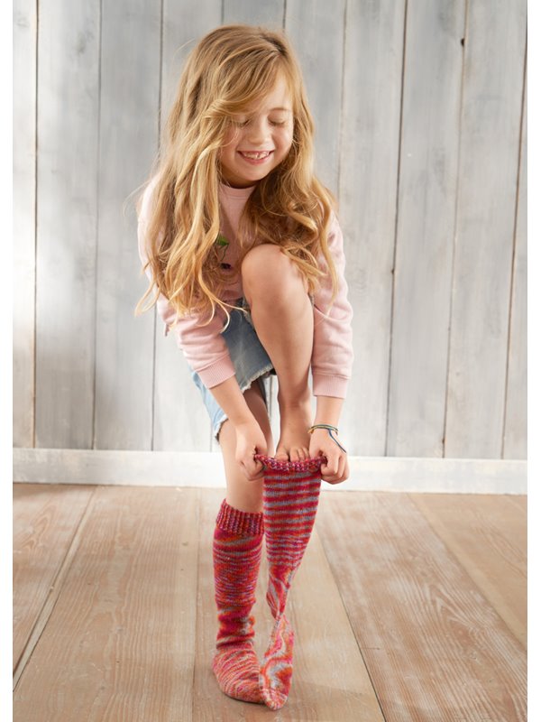 KNIESTRÜMPFE Meilenweit 100g Batic von Lana Grossa