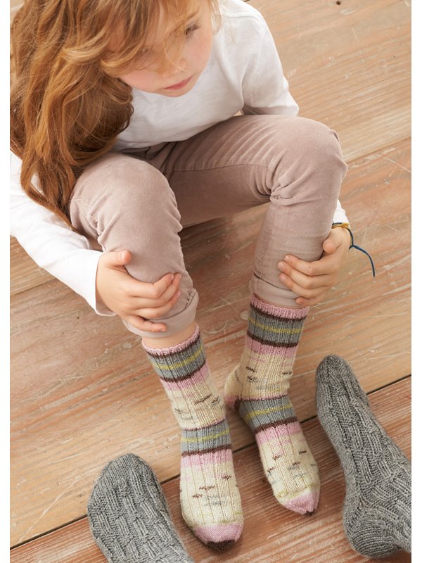 Lana Grossa KINDERSOCKEN Meilenweit 100g Aquarello