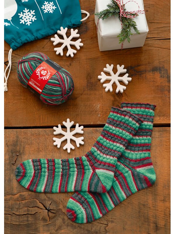 Lana Grossa SOCKEN Meilenweit 100g Christmas
