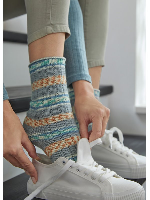 Lana Grossa BASIS SOCKEN Meilenweit 100g Seta Adriana