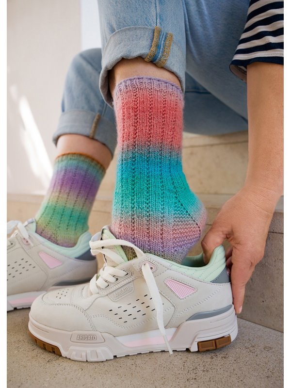 SOCKEN Meilenweit 100g Color Mix Multi von Lana Grossa