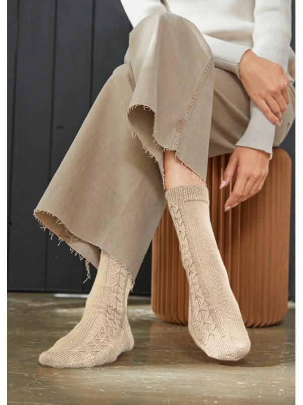 CASHMERE SOCKEN Meilenweit 50g Cashmere von Lana Grossa