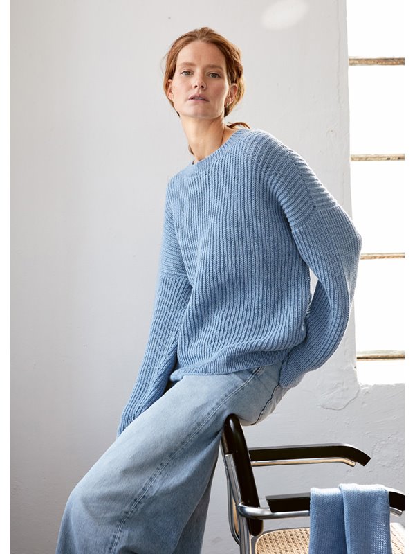 Lana Grossa PULLOVER MARTA III Cool Wool Mélange