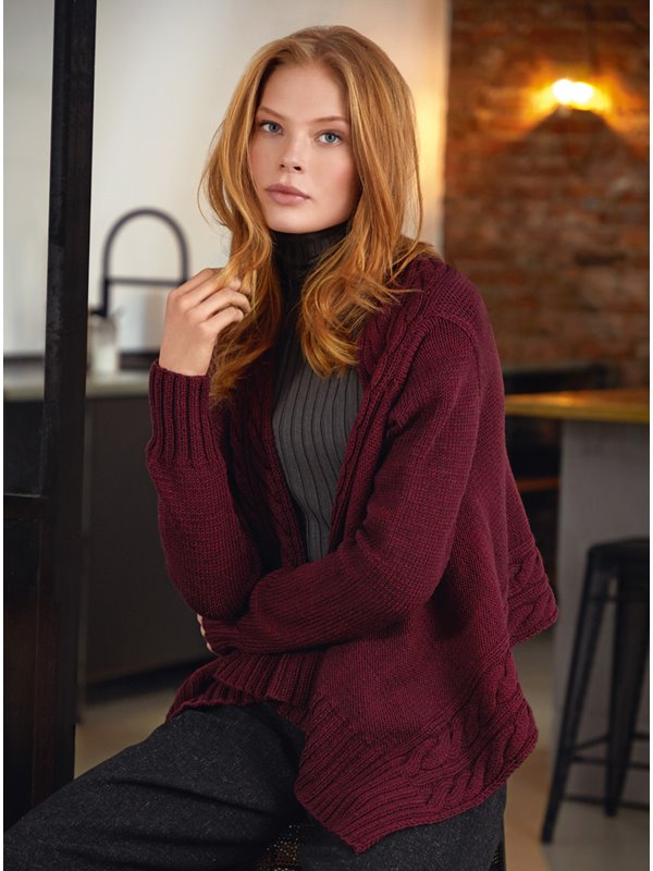 JACKE Cool Wool Big Melange von Lana Grossa