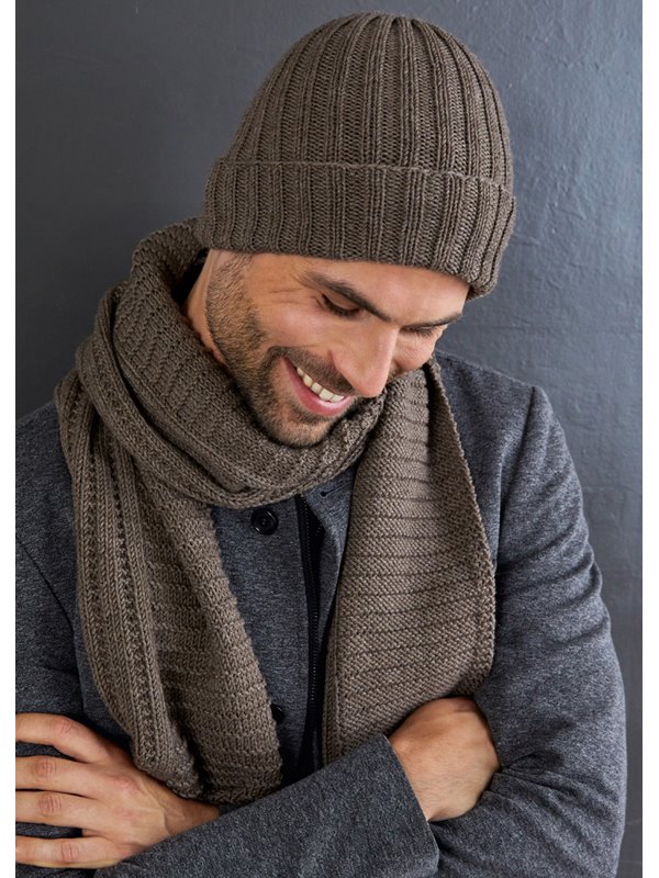 RIPPENMÜTZE Cool Wool Big Mélange (GOTS) von Lana Grossa