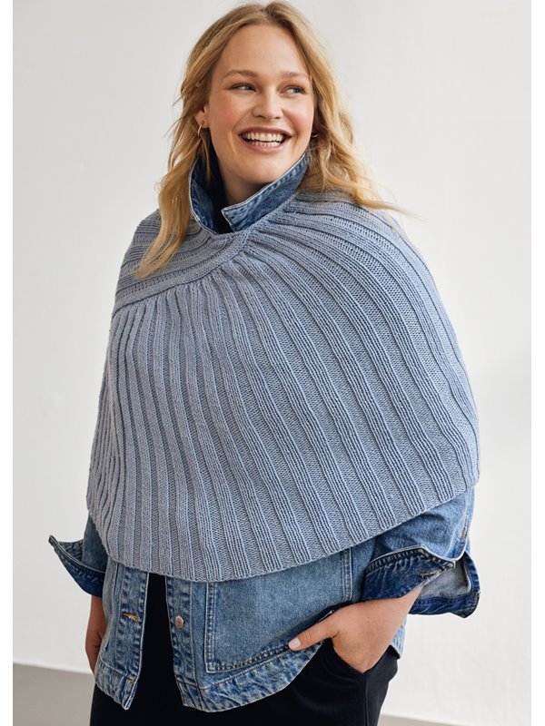 PONCHO Cool Wool Big von Lana Grossa