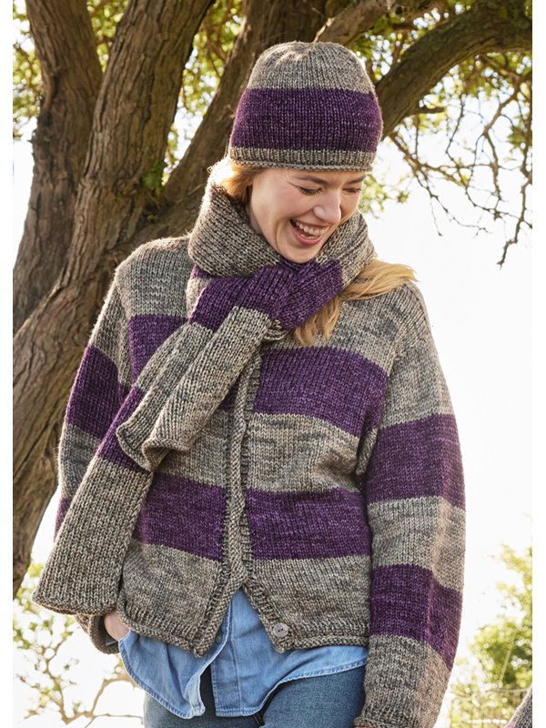 Lana Grossa STREIFENSCHAL Vintage Chunky