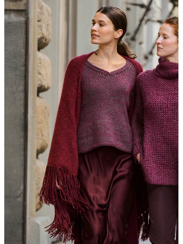 DREIECKSTUCH Silkhair & Alta Moda Alpaca von Lana Grossa