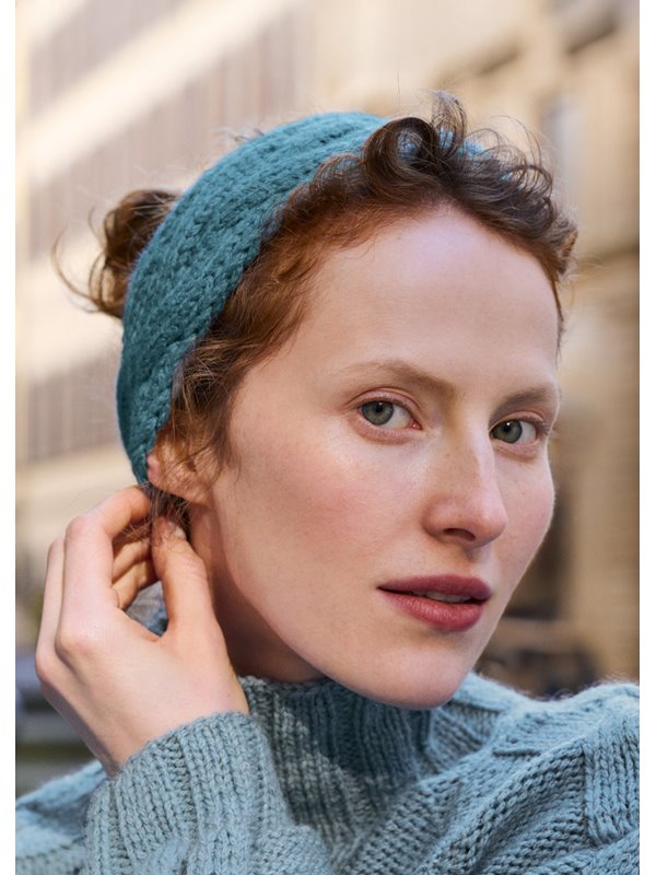 ZOPF-STIRNBAND Alta Moda Cashmere 16 von Lana Grossa