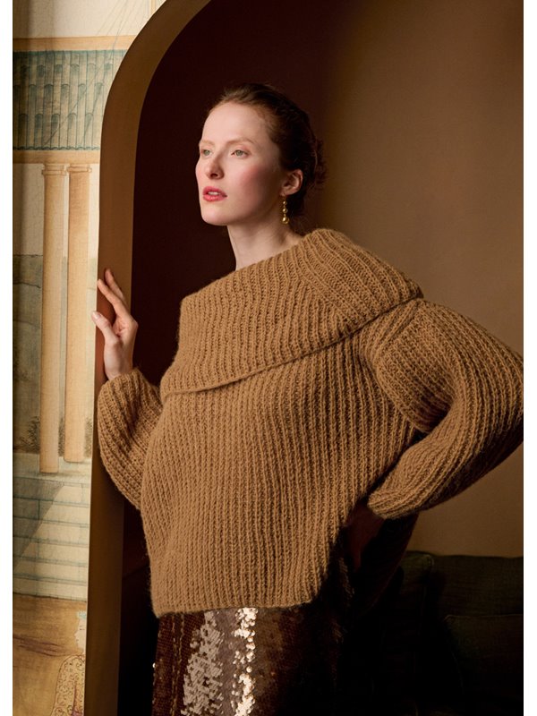 HALBPATENT-PULLOVER Nebbia von Lana Grossa
