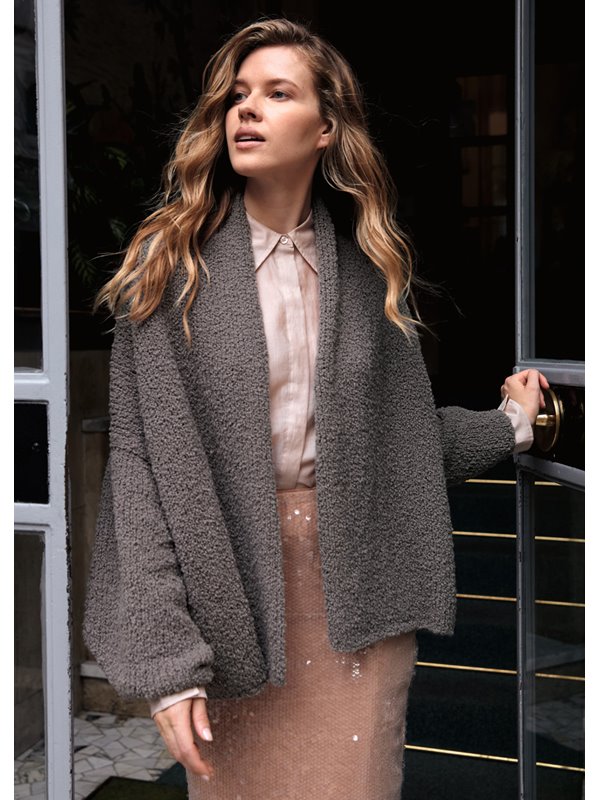 Lana Grossa SCHALKRAGEN CARDIGAN Orsettini