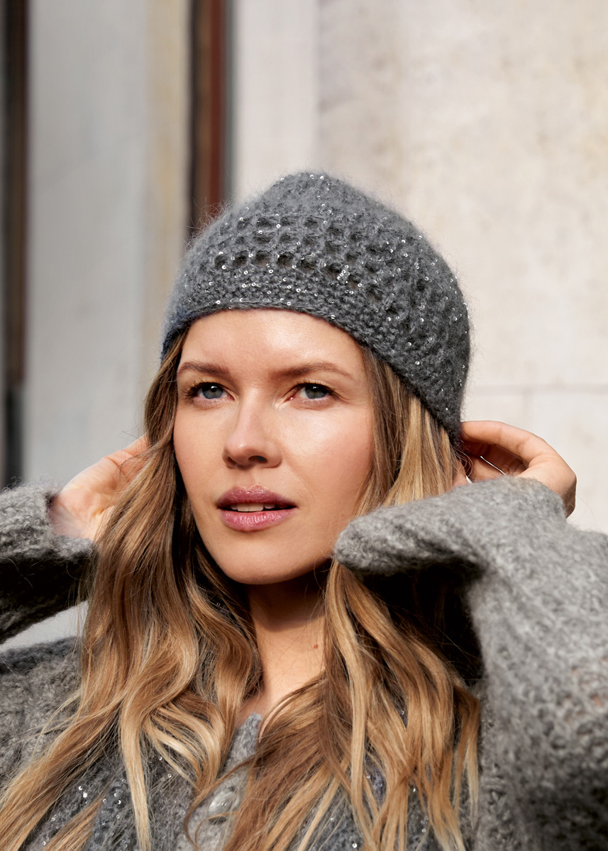GITTERMÜTZE Filo di Gio & Glamour von Lana Grossa