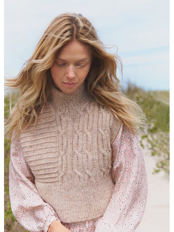 ZOPFPULLUNDER Natural Alpaca Pelo von Lana Grossa