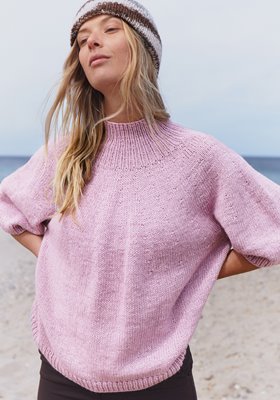 TOP-DOWN TURTLENECK PULLOVER Ecopuno von Lana Grossa