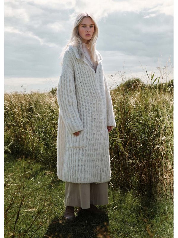 Lana Grossa MANTEL Alta Moda Alpaca & Natural Alpaca Lungo