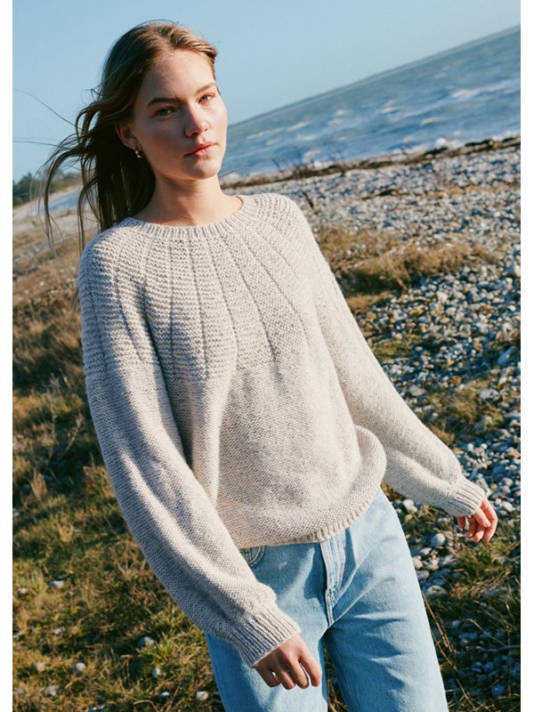 RUNDPASSENPULLOVER IN ZWEI MUSTERN Ecopuno von Lana Grossa