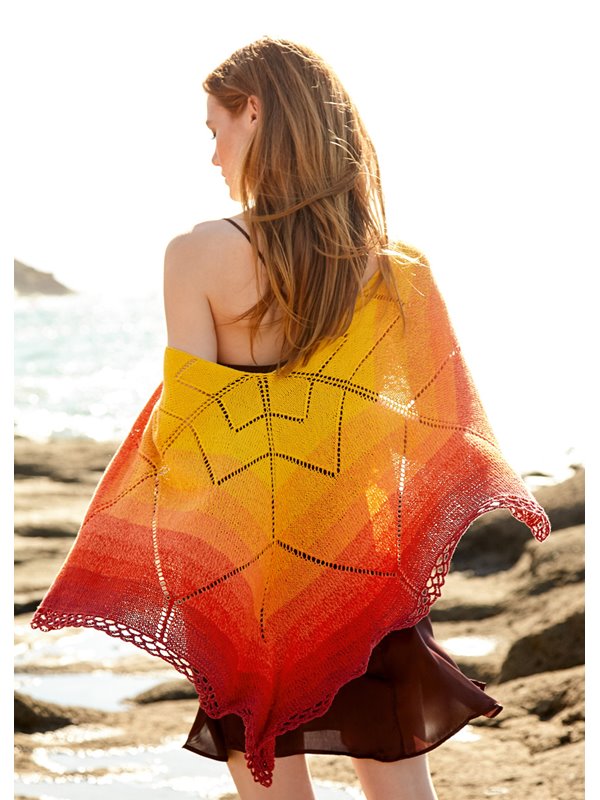 TUCH IN STERNFORM Twisted Summer Shades von Lana Grossa