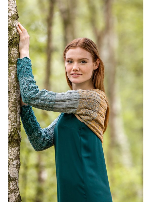 ÄRMELSCHAL Shades of Merino Cotton von Lana Grossa