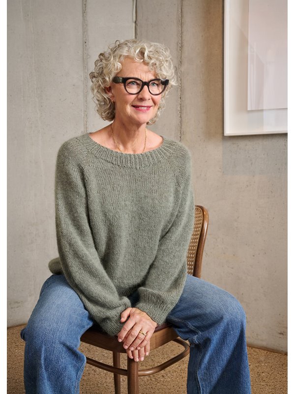 Lana Grossa CLASSY RAGLAN SWEATER Cool Wool & Silkhair