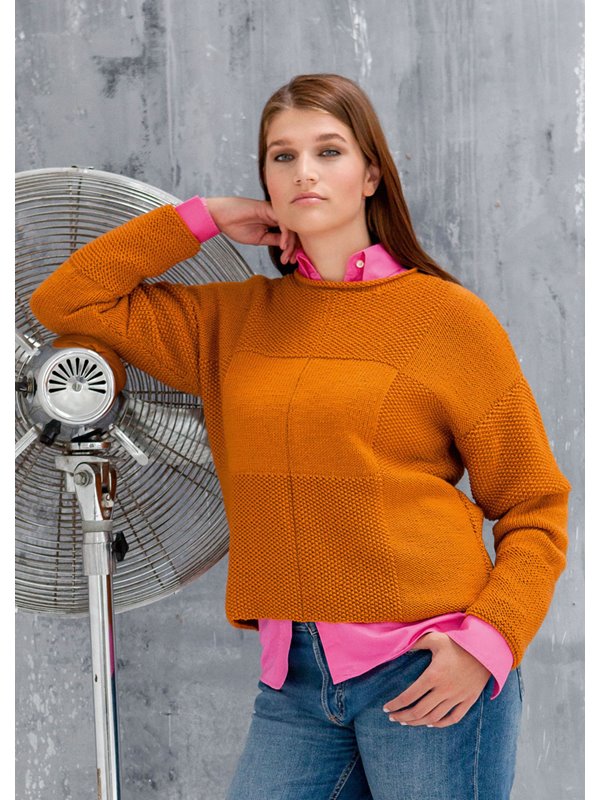PULLOVER COOL WOOL Big Melange (GOTS) von Lana Grossa