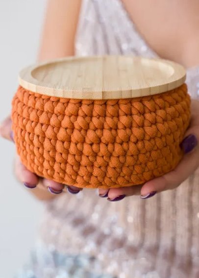 HÄKELKORB The Tube von Lana Grossa