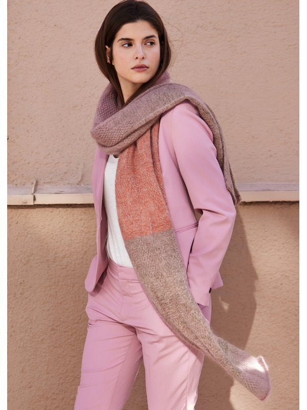 STOLA Cool Wool Lace hand-dyed & Silkhair von Lana Grossa