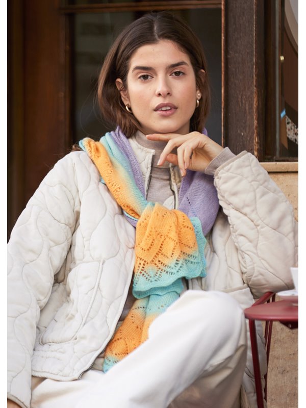 STOLA Cool Wool Lace hand-dyed von Lana Grossa