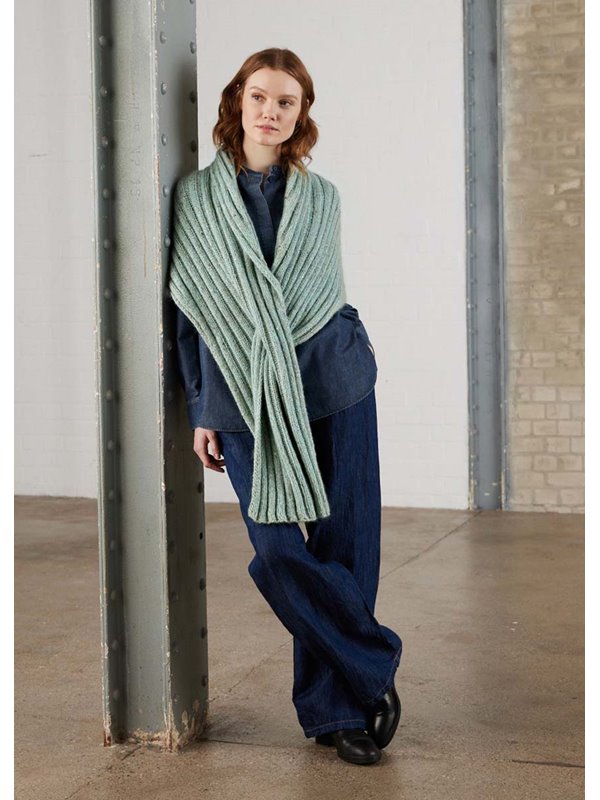 RIPPENMUSTER-TUCH Ecopuno, Brillino & Natural Superkid Tweed von Lana Grossa