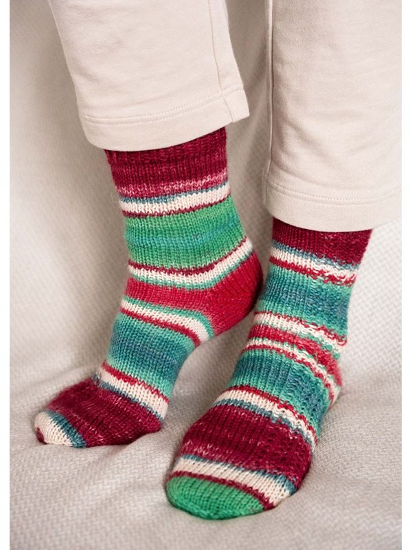 SOCKEN Meilenweit 6-fach Merino Christmas von Lana Grossa