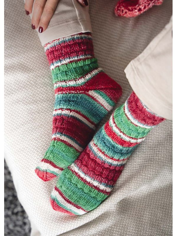 GLITZER SOCKEN Meilenweit 4-fach 100g Christmas Lurex von Lana Grossa