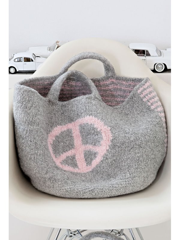 MARKTTASCHE PEACE Feltro von Lana Grossa