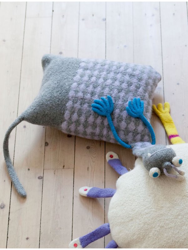 Lana Grossa 3D-KISSENHÜLLE Feltro