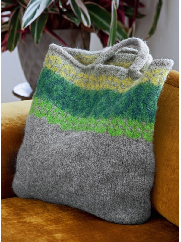 SHOPPER MIT NORWEGERMUSTER Feltro von Lana Grossa