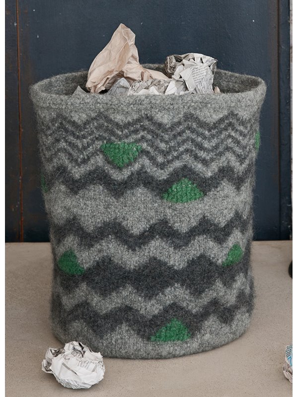 PAPIERKORB Feltro von Lana Grossa
