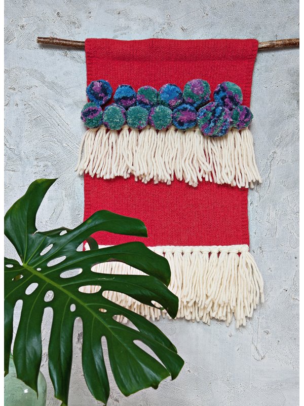 WANDBEHANG Feltro & Feltro Print von Lana Grossa