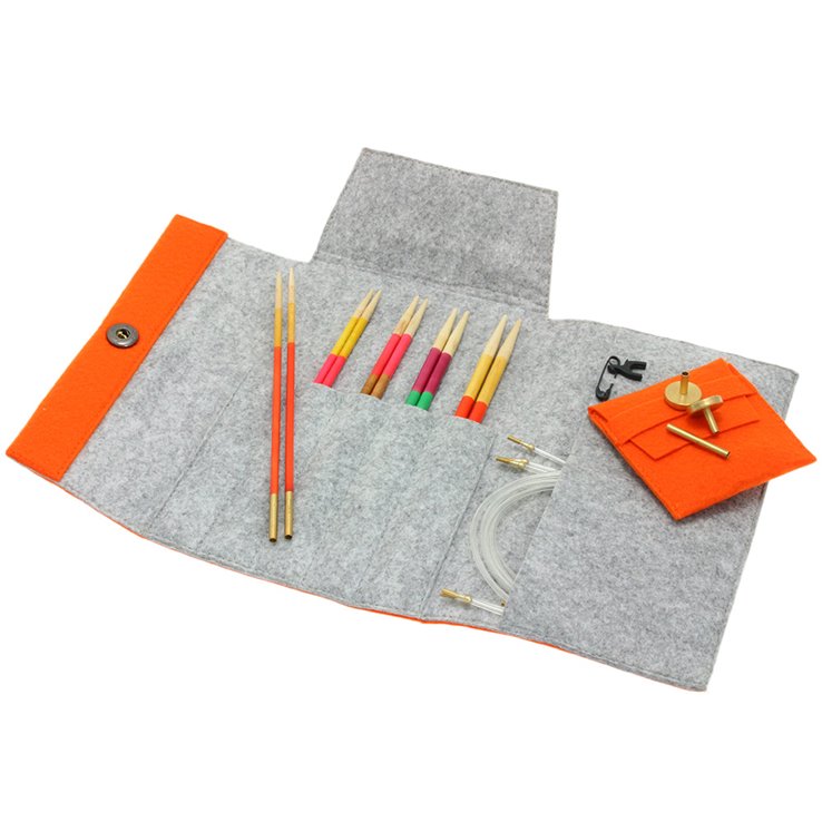 Nadel-Set Ayurveda (Orange) - von Lana Grossa