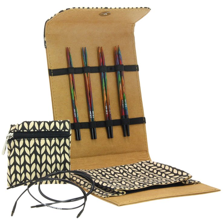 Nadel-Set Design-Holz Multicolor Klein (Braun) - von Lana Grossa
