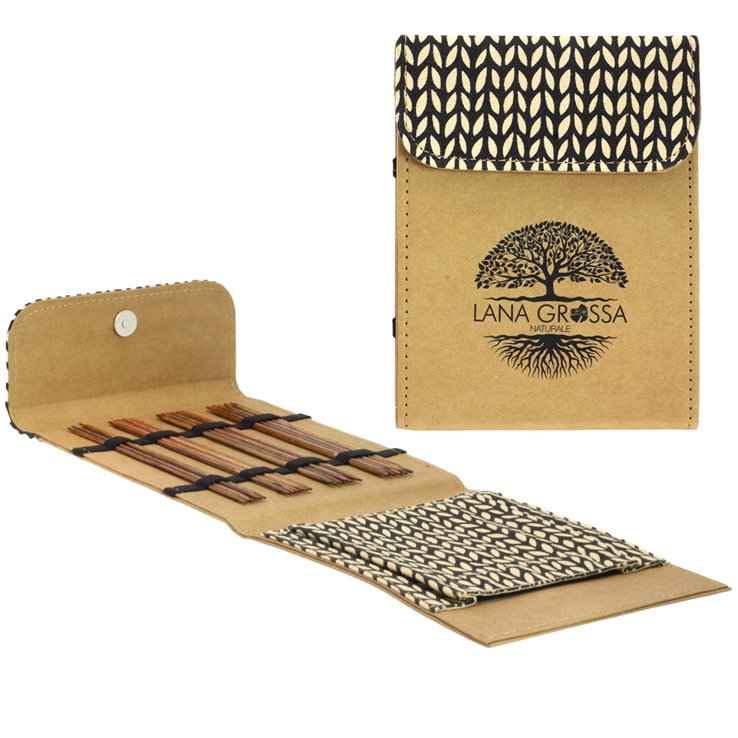 Strumpfstricknadel-Set Naturale 15cm - von Lana Grossa