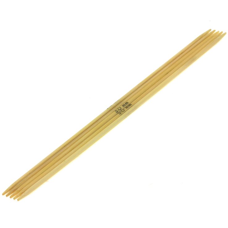 Strumpfstricknadel Bambus St. 3,0/20cm - von Lana Grossa