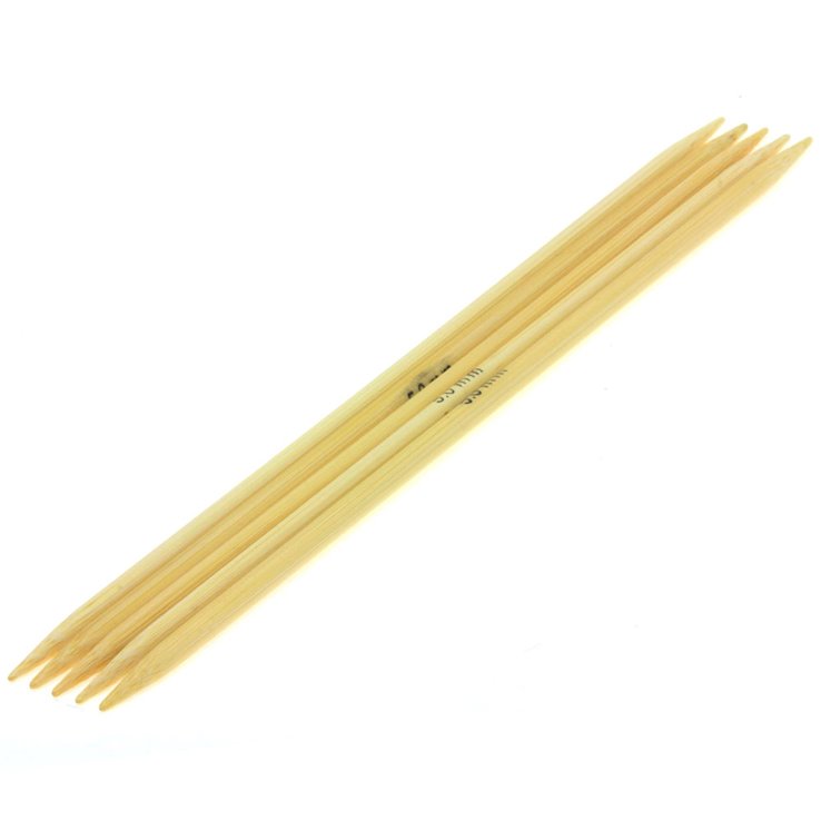 Strumpfstricknadel Bambus St. 5,0/20cm - von Lana Grossa