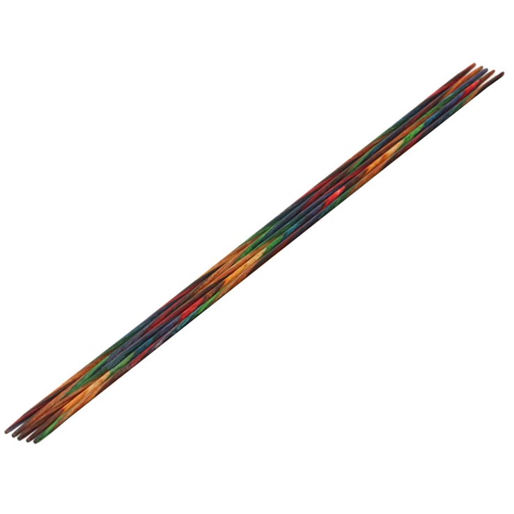 Strumpfstricknadel Design-Holz Multicolor St. 2,25/20cm - von Lana Grossa