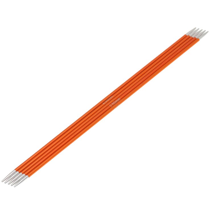 Strumpfstricknadel Aluminium Rainbow St. 2,5/20cm - von Lana Grossa