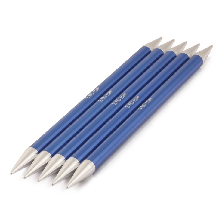 Strumpfstricknadel Aluminium Rainbow St. 9,0/20cm - von Lana Grossa